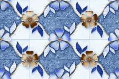 Anuj Grand Porcelain Slab 2400x1200mm — Volga Blue Crystal