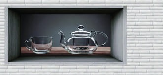 Anuj Grand Porcelain Slab 2400x1200mm — Dover White Quartzite