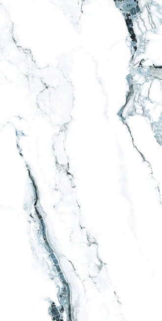 Anuj Full Body Vitrified Slab 600x1200mm — Statuario Michelangelo