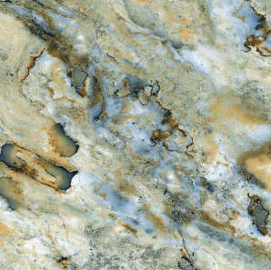 Anuj Nano Polish Vitrified Floor Tile 600x600mm — Amber Crema Dual Layer