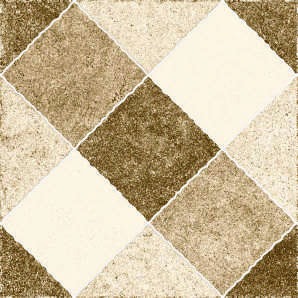 Anuj Nano Polish Vitrified Floor Tile 600x600mm — Amber Crema Dual Layer