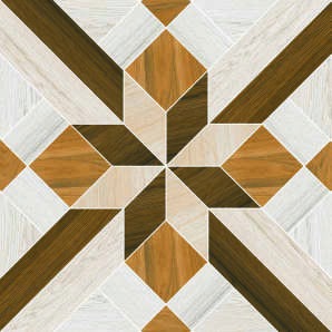 Anuj Nano Polish Vitrified Floor Tile 600x600mm — Opal Bone Polished Vitrified