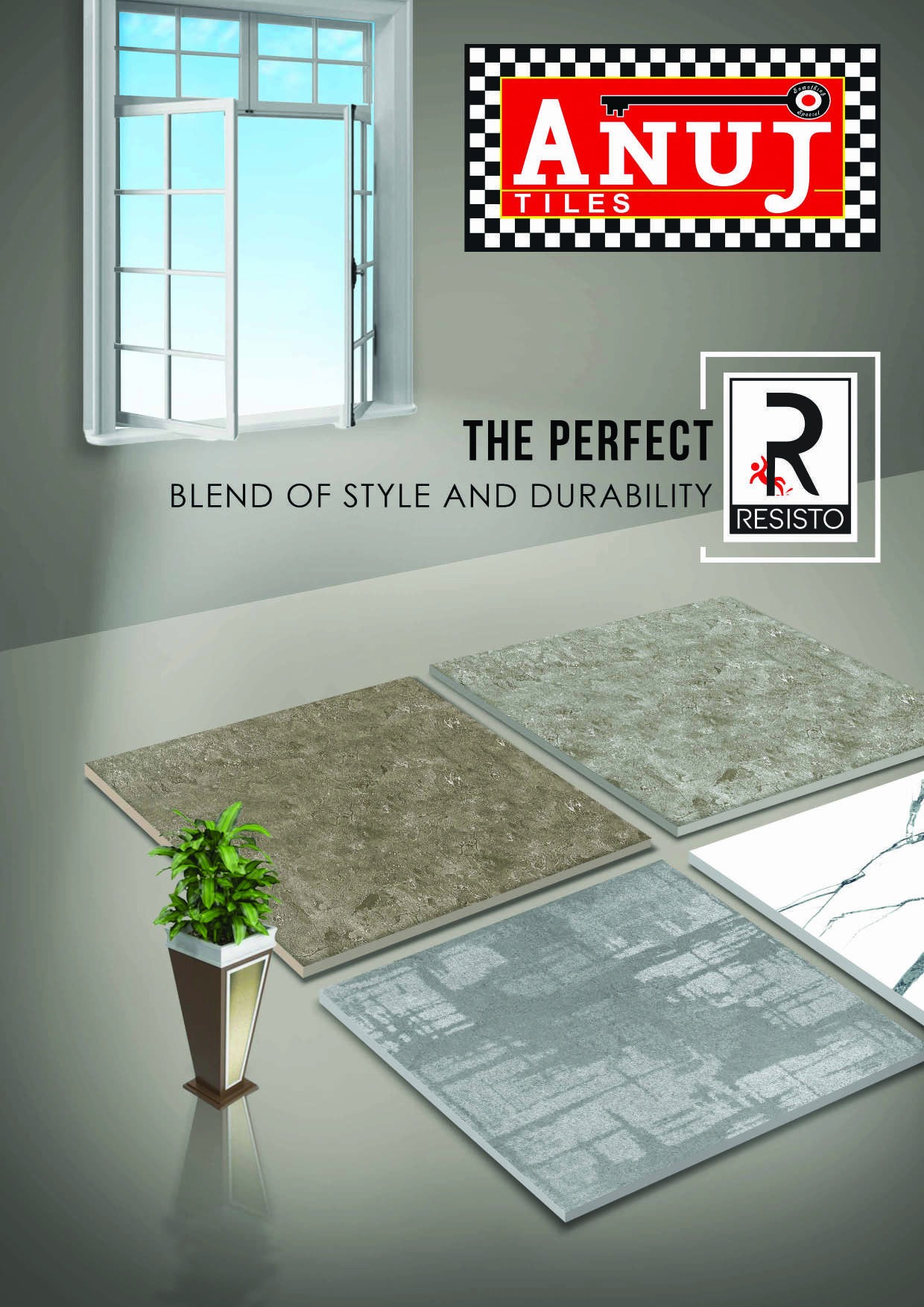 Anuj Nano Polish Vitrified Floor Tile 600x600mm — Pristine Carrara Vitrified