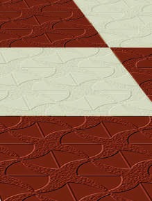 Anuj Nano Polish Vitrified Floor Tile 600x600mm — Soluble Salt Ivory Crystal