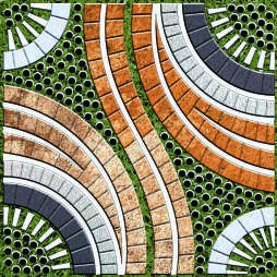 Anuj Nano Polish Vitrified Floor Tile 600x600mm — Soluble Salt Ivory Crystal