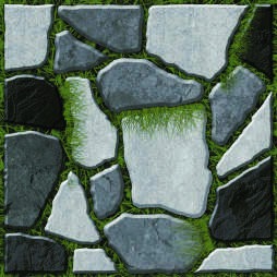 Anuj Nano Polish Vitrified Floor Tile 600x600mm — Multi-Charge Pacific Grey