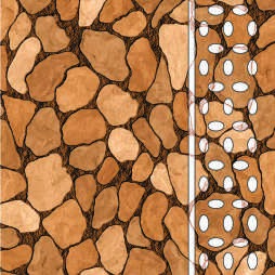 Anuj Nano Polish Vitrified Floor Tile 600x600mm — Soluble Salt Ivory Crystal