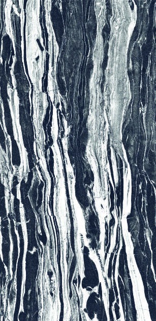 Anuj PGVT 1200x600mm High Gloss — Model 24064 Carvin Abstract Silver