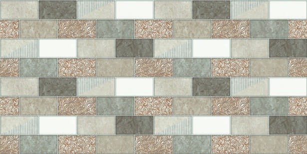Anuj Water-Repellent Bathroom Wall Tile 300x600mm — Concept 119 Blossom Flora Satin