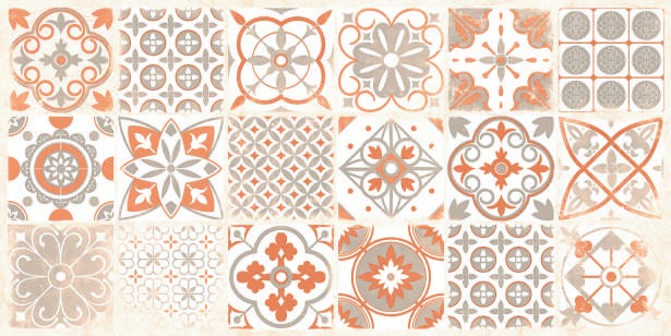 Anuj Water-Repellent Bathroom Wall Tile 300x600mm — Concept 124 Moroccan Motif Ceramic