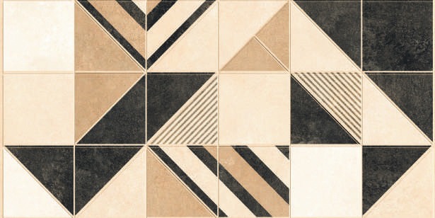Anuj Water-Repellent Bathroom Wall Tile 300x600mm — Concept 126 Ivory Ripple Dado