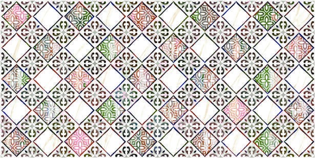 Anuj Seamless Wallpaper Suite 300x600mm — WP-05 Linear Grey Feature Tile