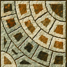 Anuj Heavy-Duty Parking Paver 12mm 400x400mm — 17001 Granito Grey Anti-Skid