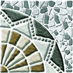 Anuj Heavy-Duty Parking Paver 12mm 400x400mm — Rough Sandstone Ramp Tile