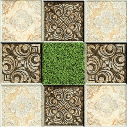 Anuj Heavy-Duty Parking Paver 12mm 400x400mm — Rough Sandstone Ramp Tile