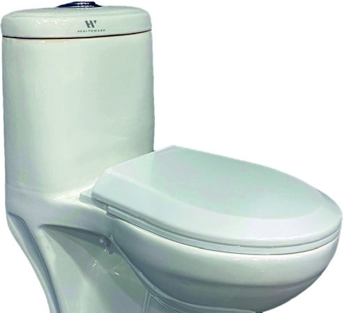 Healthware Syphonic Rimless Closet — Canis Tornado Flush Syphonic