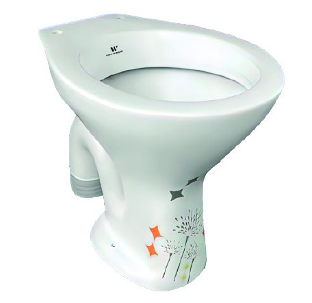 Healthware Syphonic Rimless Closet — Vogue Concealed Trap WC