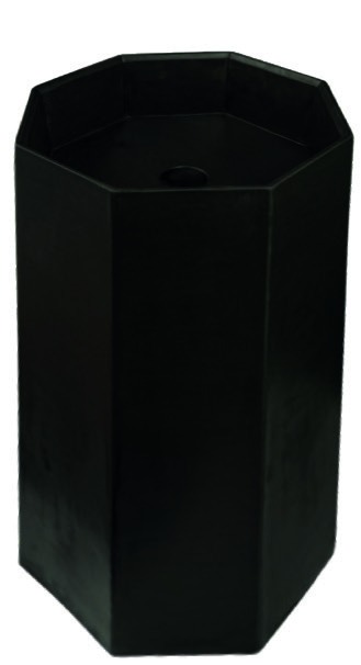 Healthware Ceramic Vanity Basin — Square Beveled Edge Basin