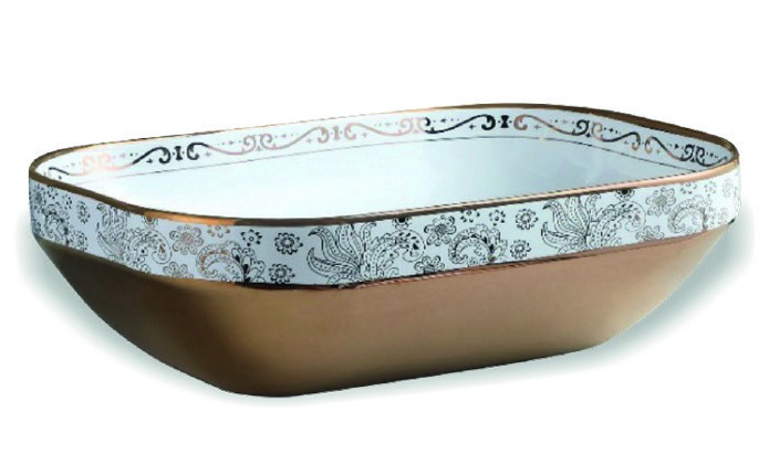 Healthware Ceramic Vanity Basin — Matte Charcoal Contemporary Vessel