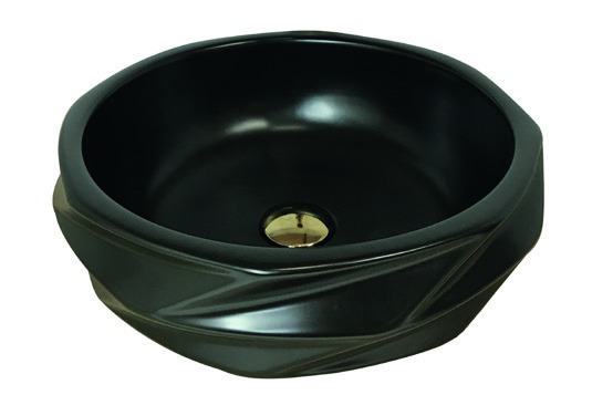 Healthware Ceramic Vanity Basin — Pure Alabaster Tabletop Sink