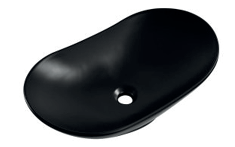 Healthware Ceramic Vanity Basin — Scalloped Rim Art Basin