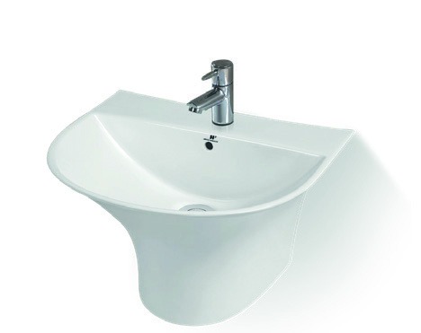 Healthware Ceramic Vanity Basin — Emerald Green Glazed Basin