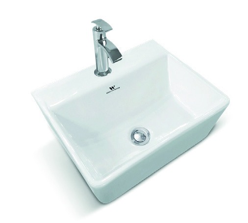 Healthware Ceramic Vanity Basin — Slim Edge Undercounter Basin