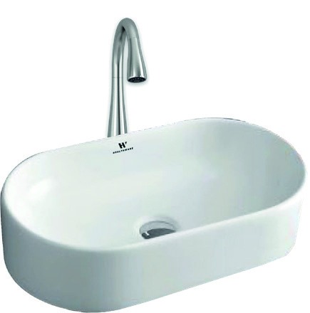 Healthware Ceramic Vanity Basin — Slim Edge Undercounter Basin