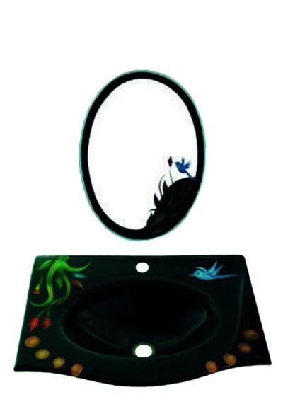 Healthware Ceramic Vanity Basin — Slim Edge Undercounter Basin
