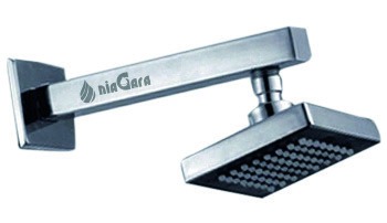 Niagara Rain Shower Suite — Square Slim Overhead Rain Shower Head