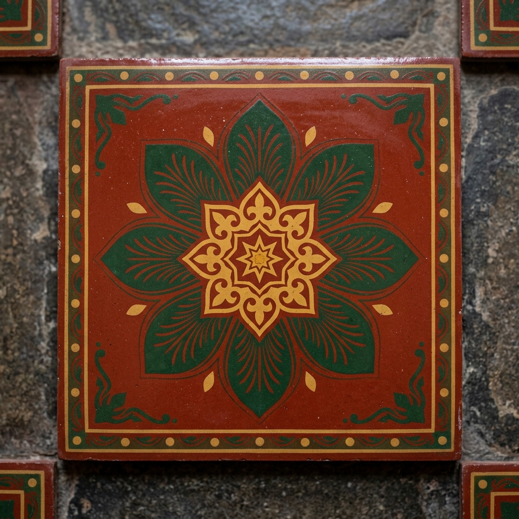 Anuj Royal Carving Glazed Vitrified Tile (Unit-I / Chennai Series)