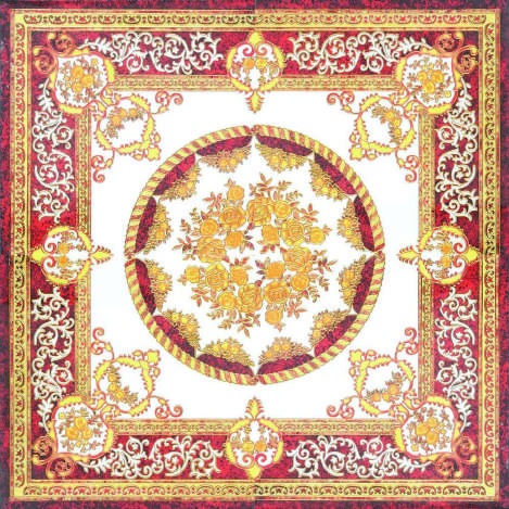 Anuj Golden Rangoli 4-Piece Grand Set 1200x1200mm — Model G-51A