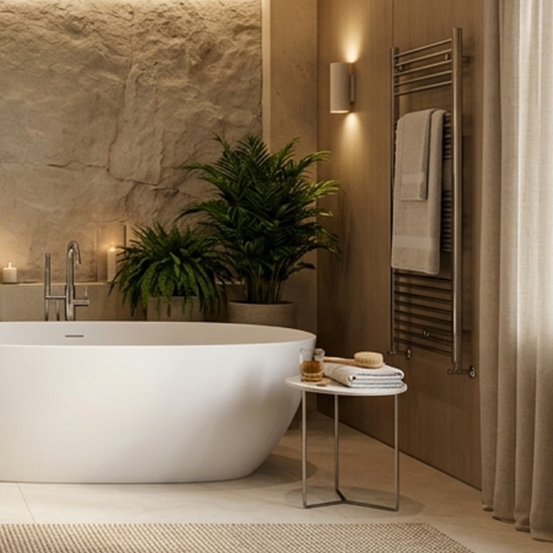 CenturyDoors 100% Waterproof Solid PVC Bathroom Door