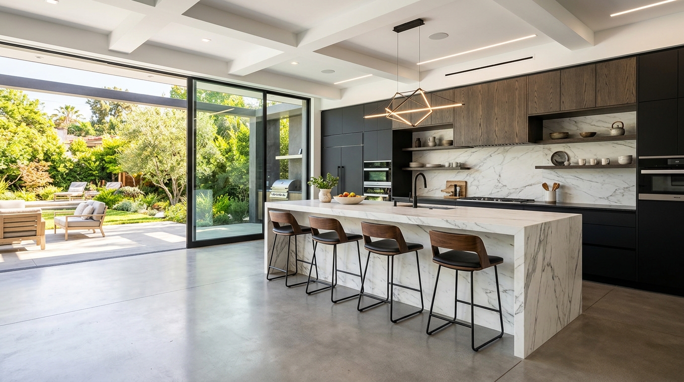 Armani Slate Designer Chef's Kitchen