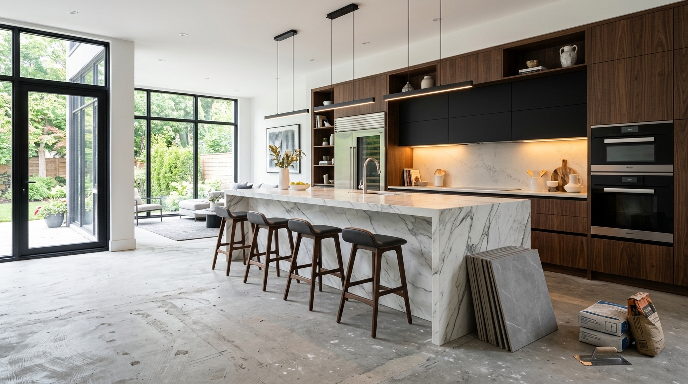 Traditional Modular Kitchen & Dining